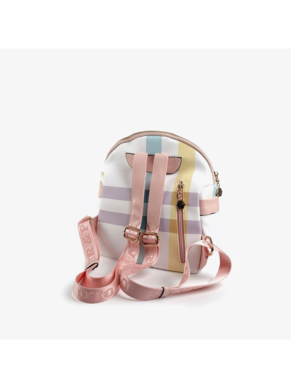 Beyaz Kadın SP771-M71 SILVER POLO Sırt Çantası Lila-Pembe-2