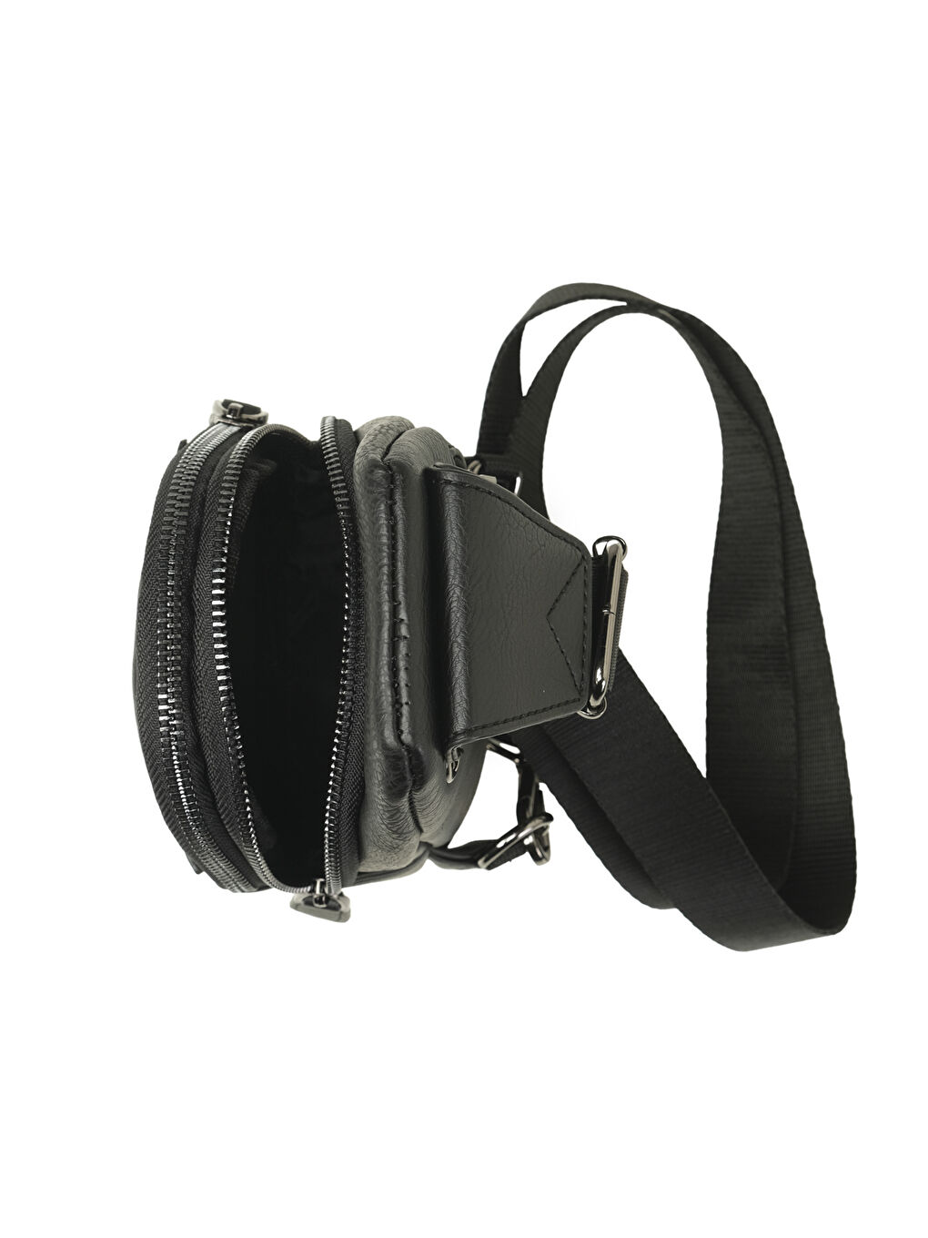 Erkek Göğüs Çantası TH-WS7037ES Siyah-4