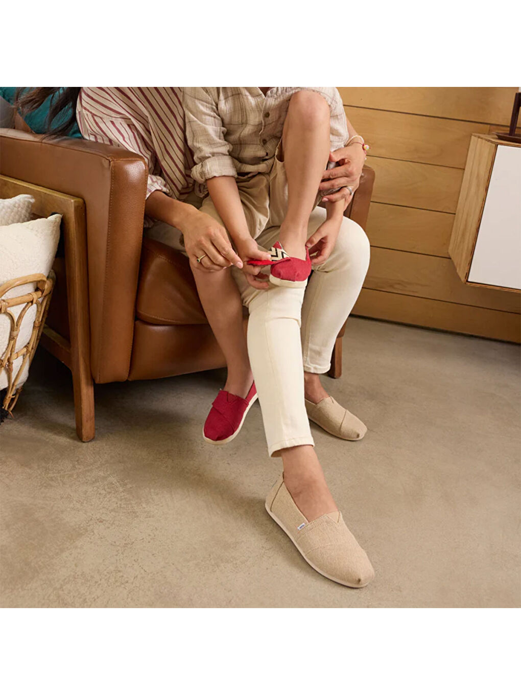 Kırmızı Kız Çocuk Babet Espadril-6