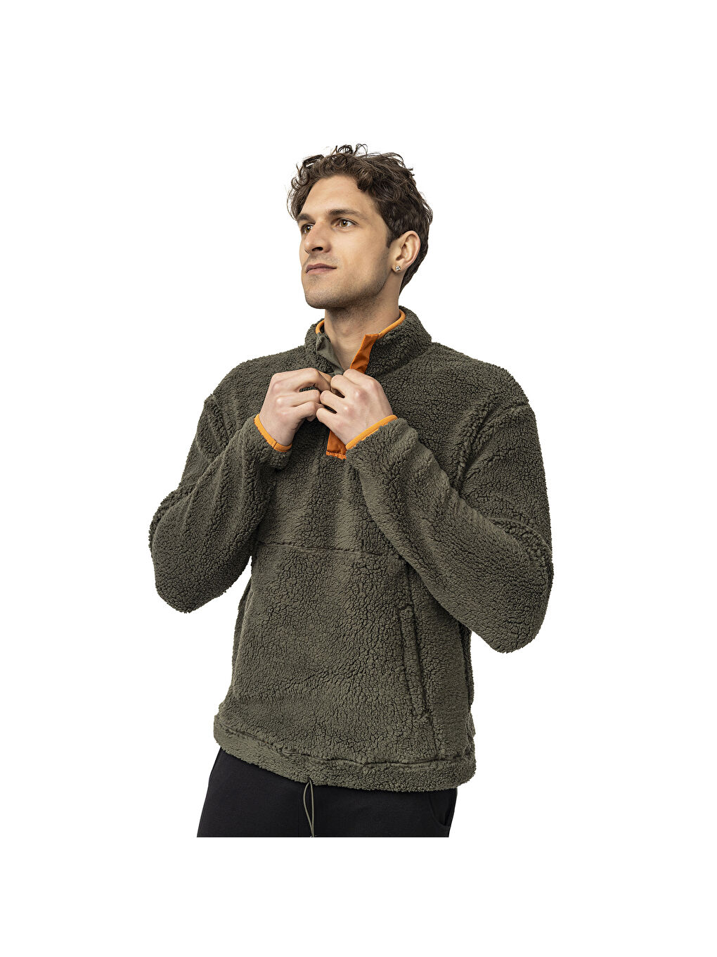 Spike Erkek Yeşil Sweatshirt-3