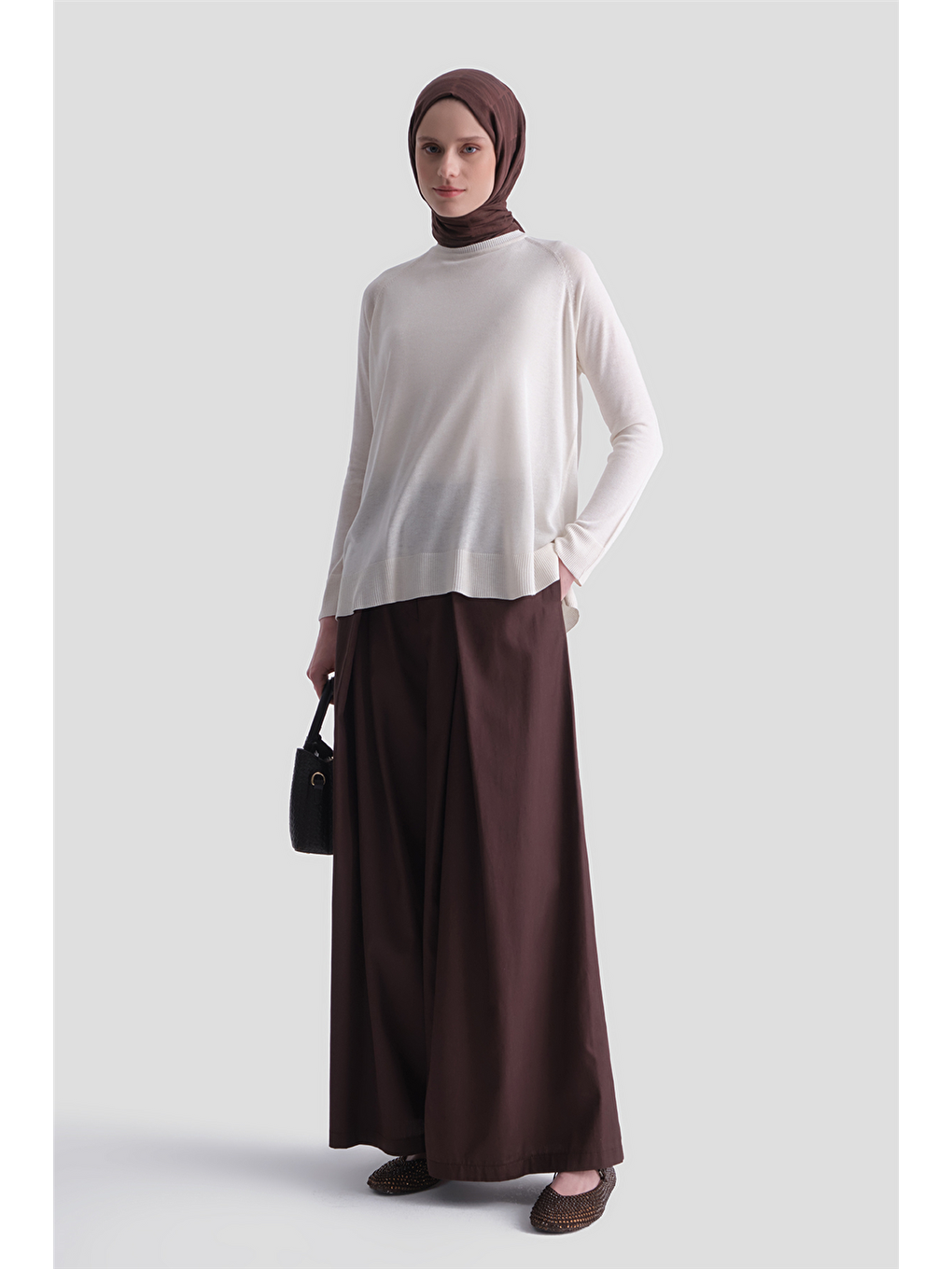 Basic Rayon Tunik Ekru-1