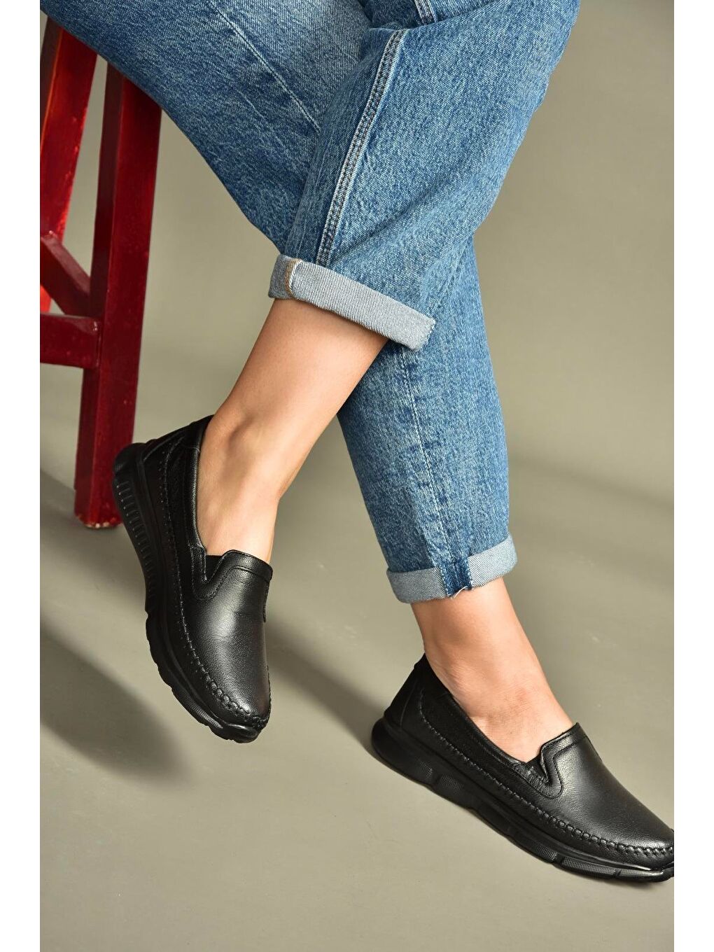 Siyah Kadın Ayakkabı U555060203-1