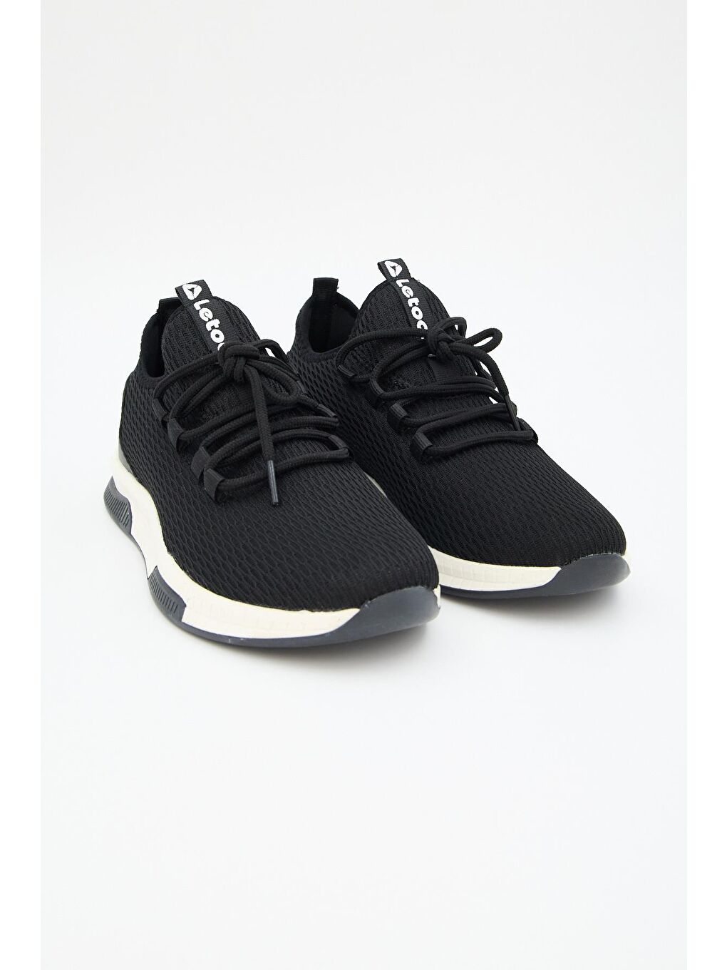 Bağcıklı Siyah Erkek Spor Ayakkabı 2104