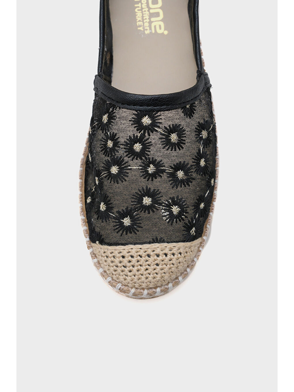 Siyah Pasarella Kadın Espadril-3