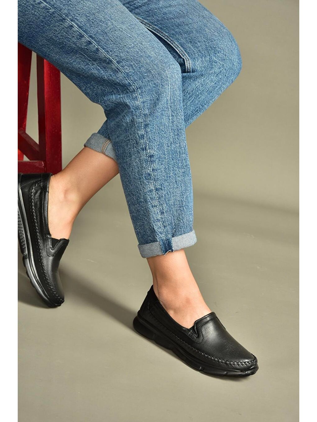 Siyah Kadın Ayakkabı U555060203-2