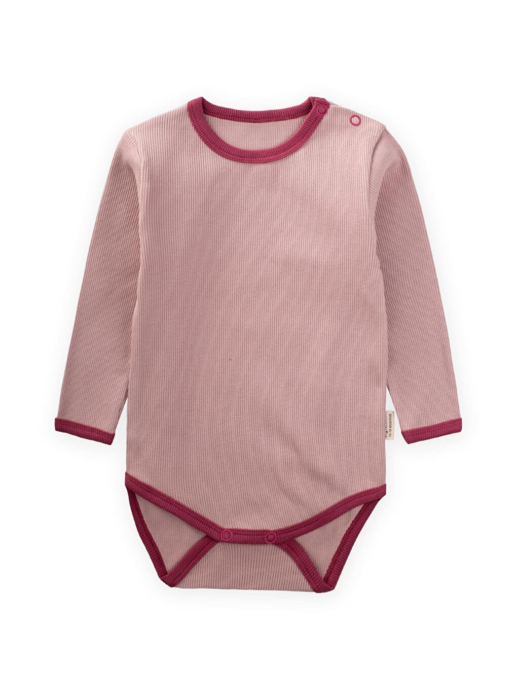 Biye Detaylı Mevsimlik Zıbın 0-3 Yaş Pudra Pembe