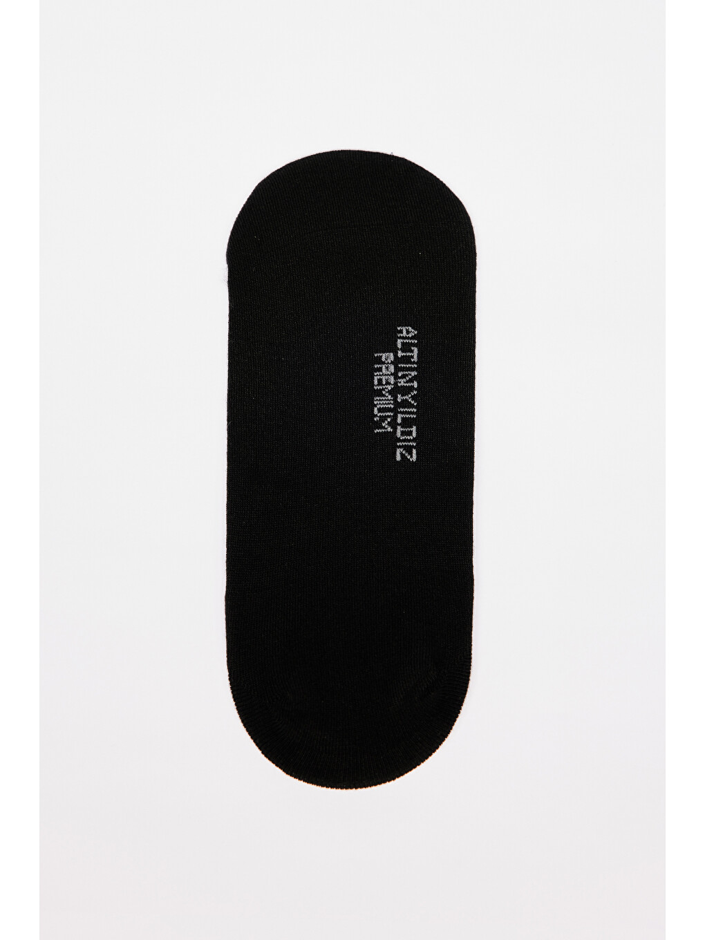 Erkek Siyah Tekli Sneaker Spor Çorap-2