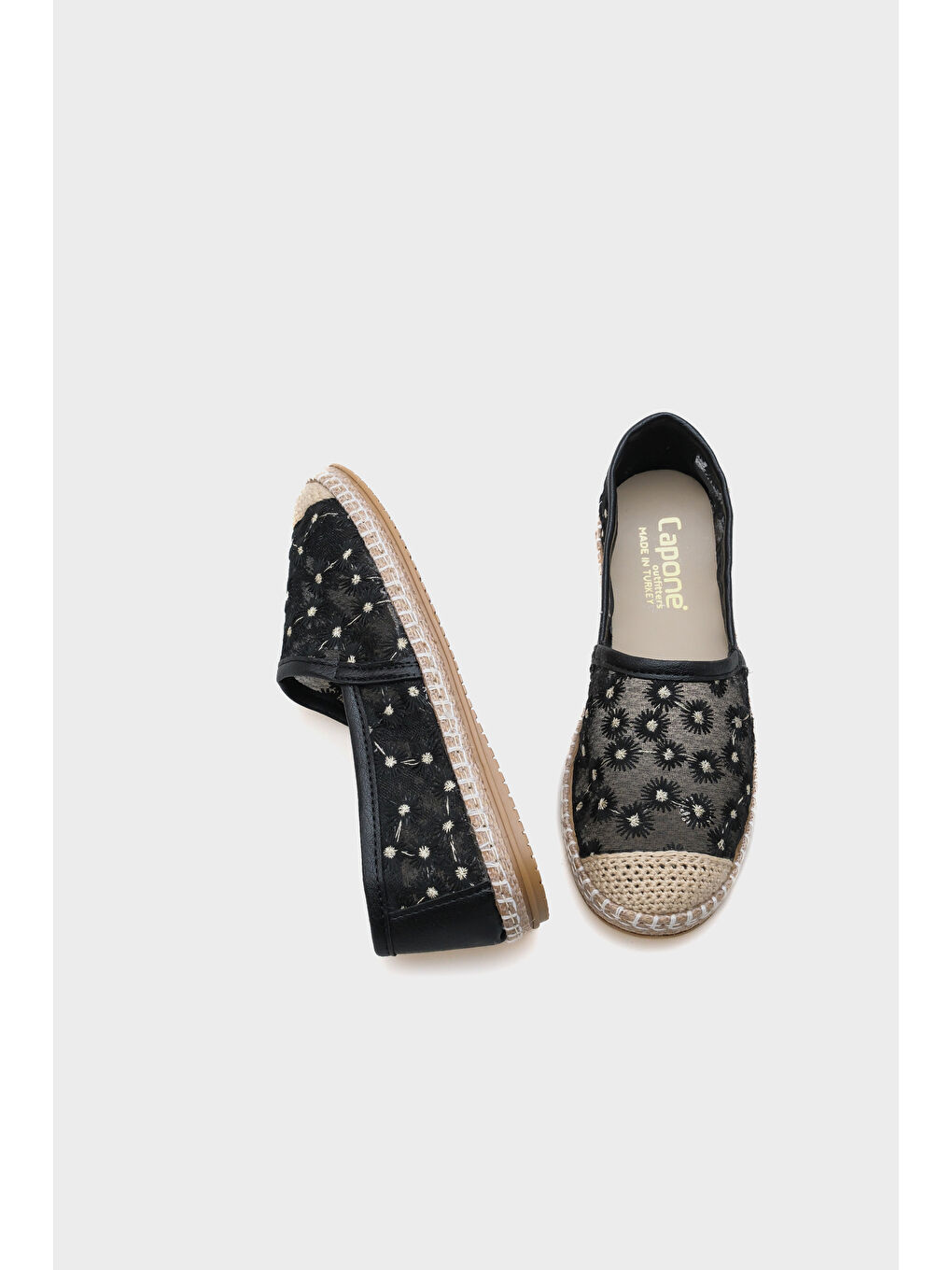 Siyah Pasarella Kadın Espadril-5