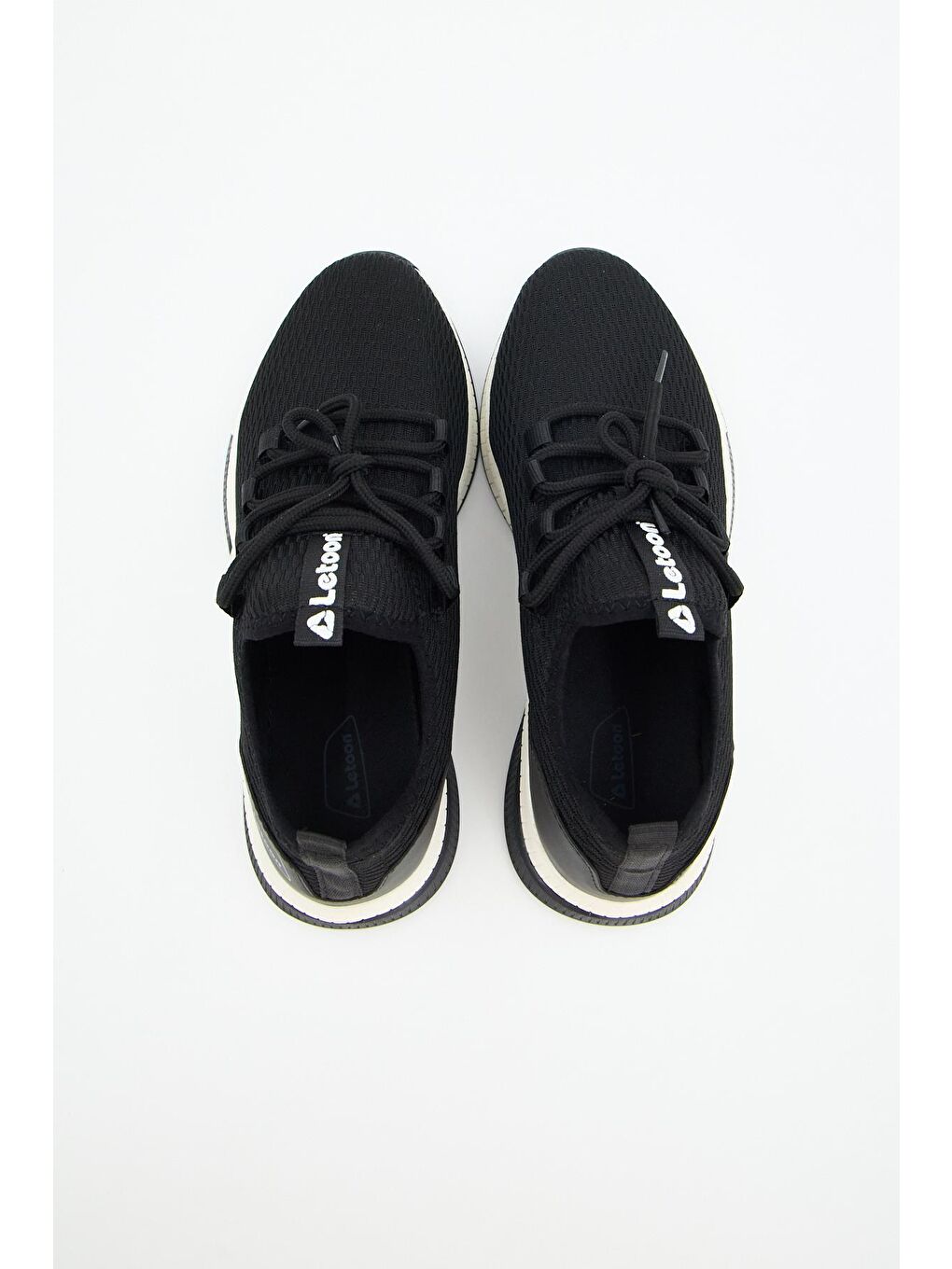 Bağcıklı Siyah Erkek Spor Ayakkabı 2104-3