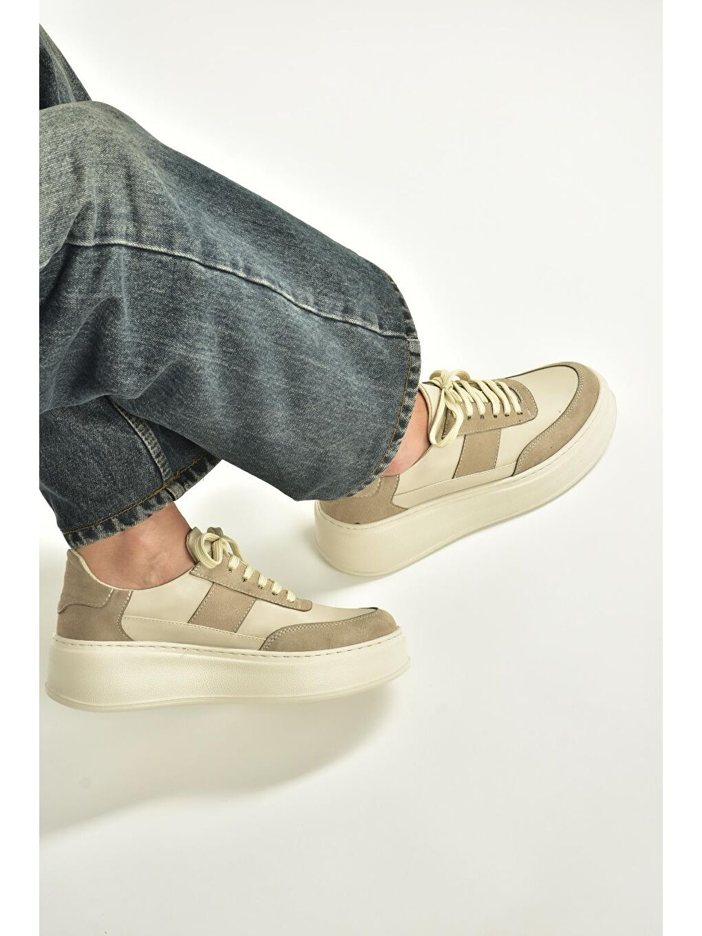 Bej Kadın Spor Ayakkabı V274949109-2