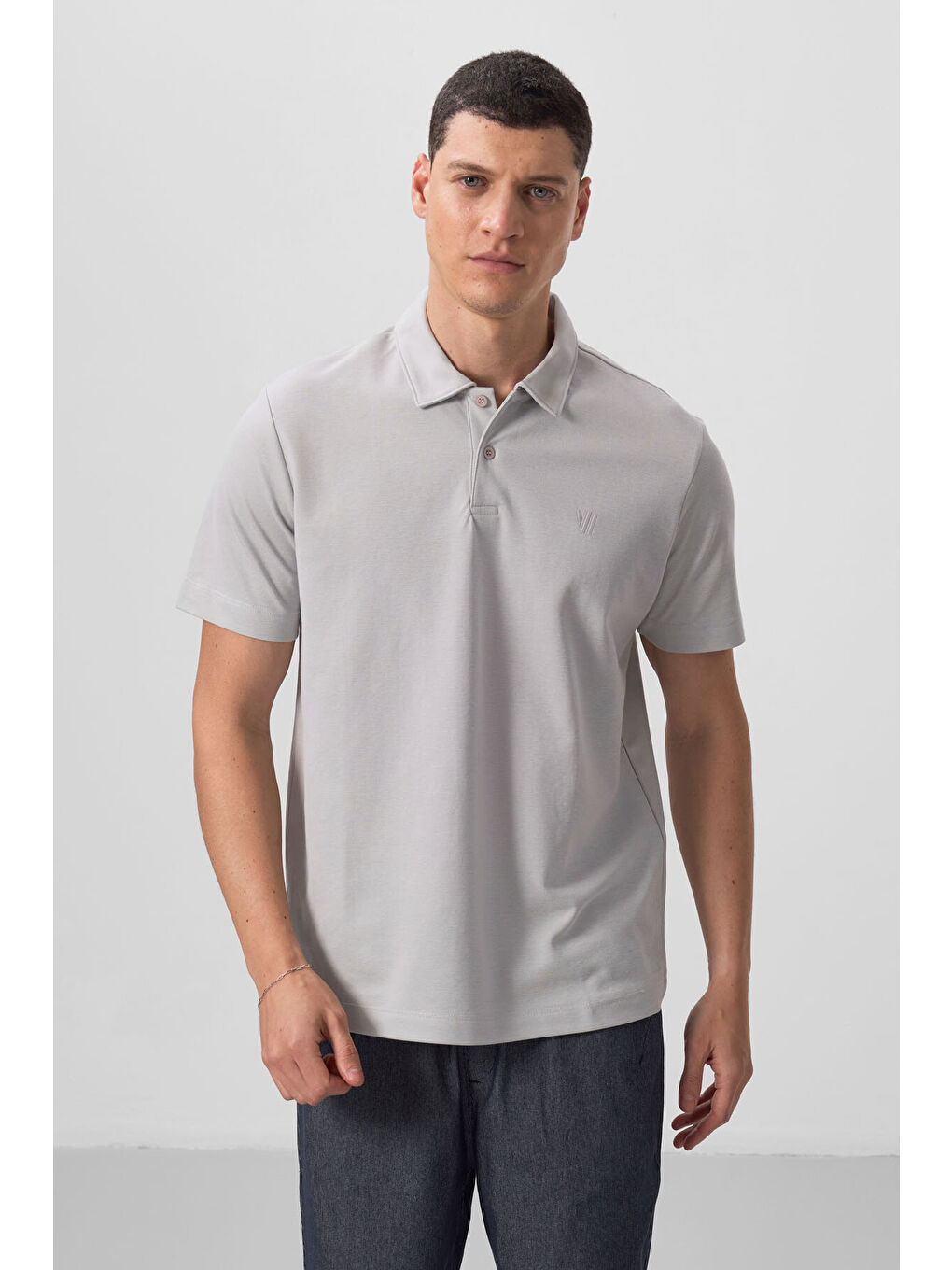 Karışık Standart Fit Basic Polo Yaka 5'li Paket Erkek T-Shirt - 87768-3