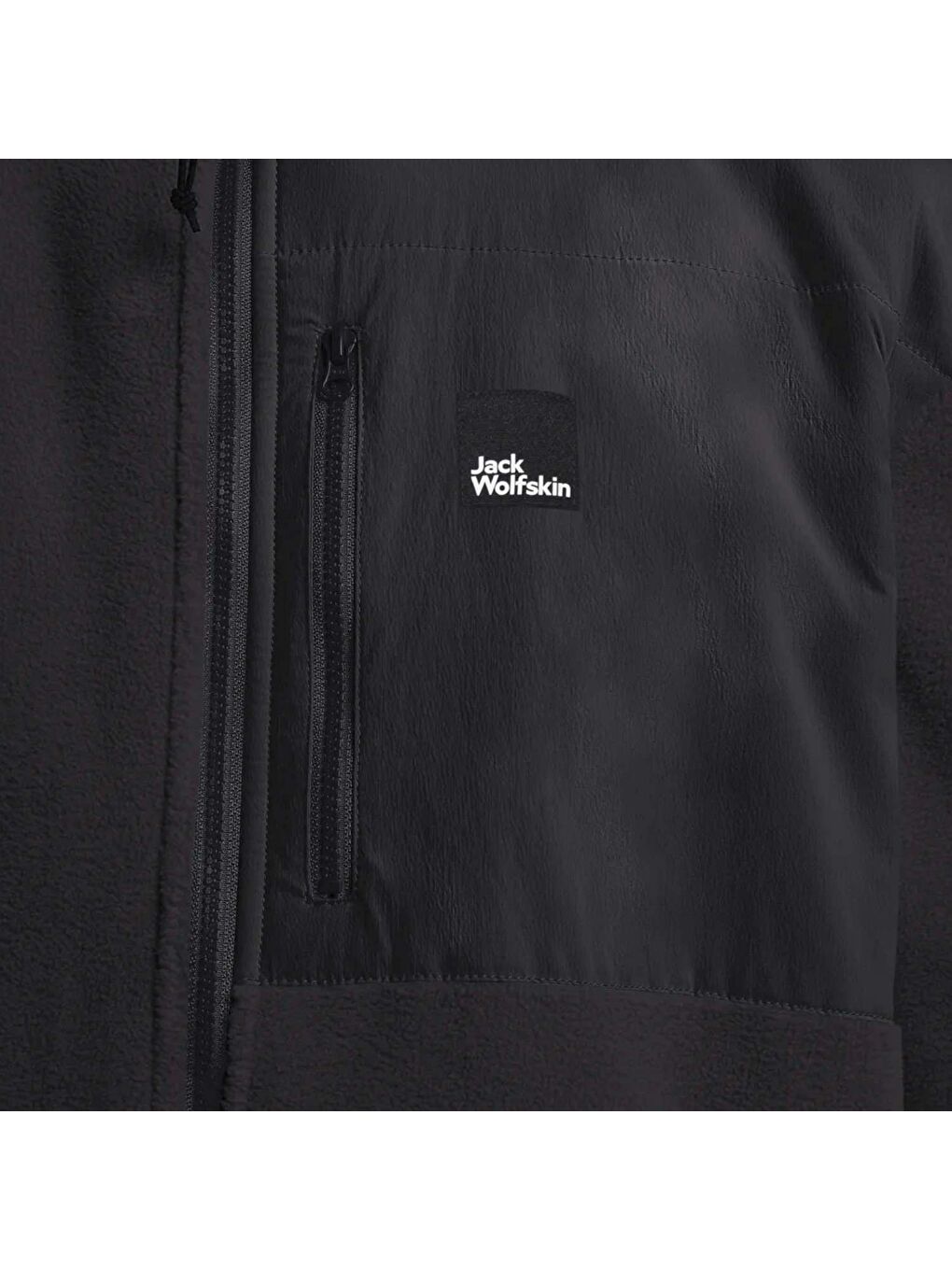 Sumetro Fz Erkek Siyah Polar Fermuarlı Sweatshirt-2