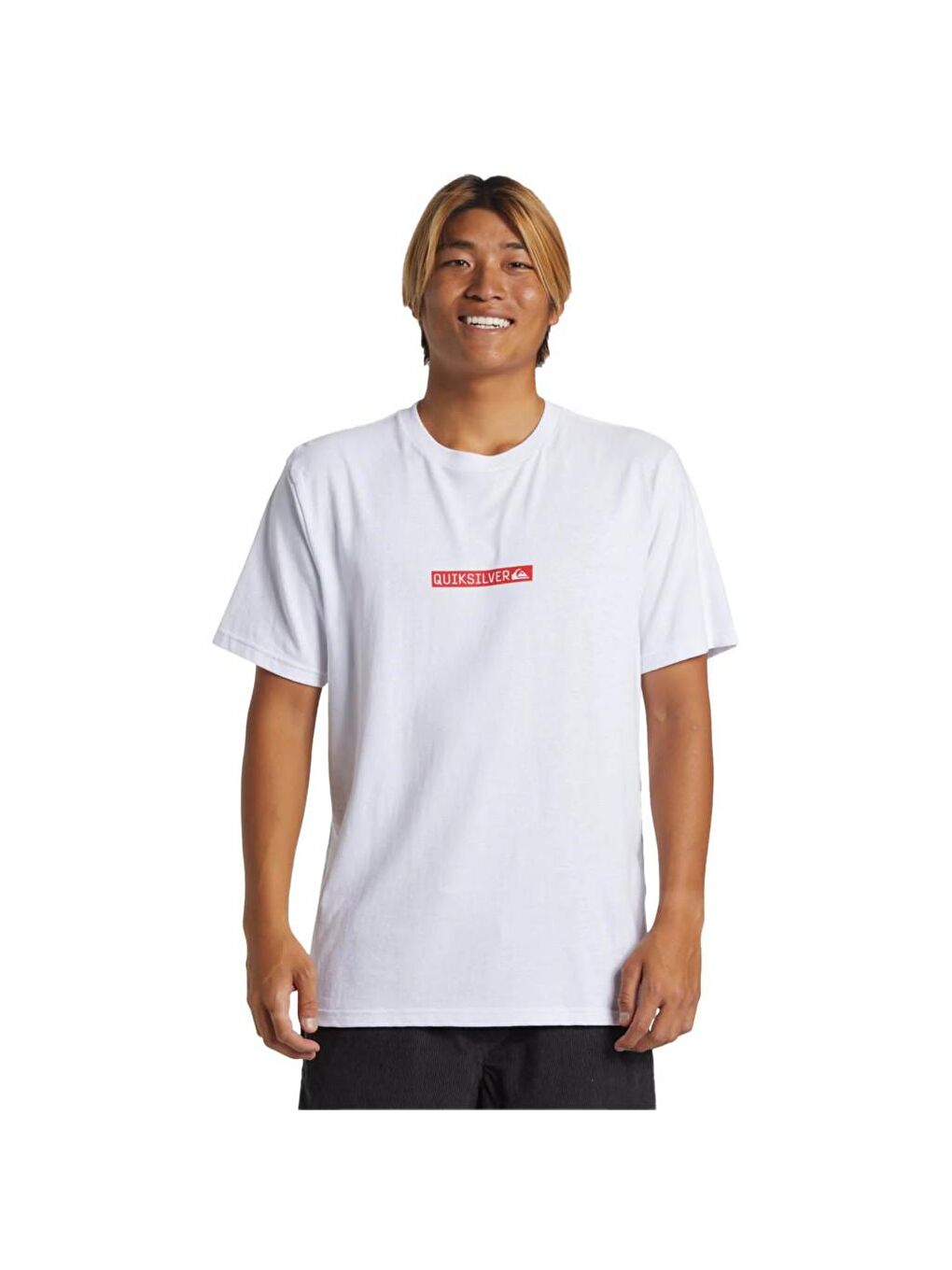 Clicker Logo Dna Erkek Beyaz Yuvarlak Yaka Tişört