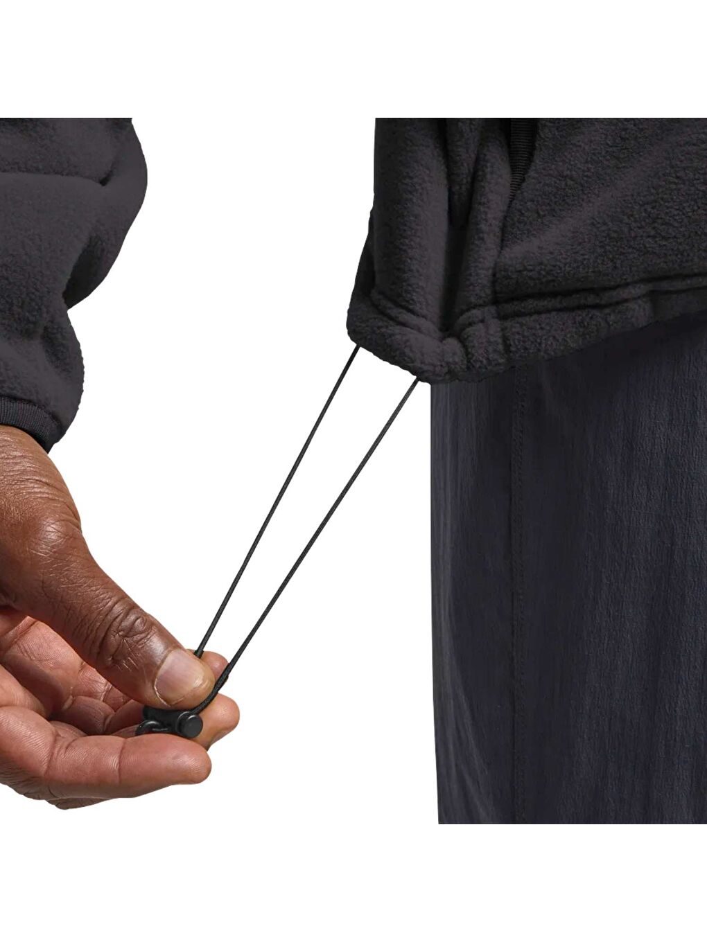 Sumetro Fz Erkek Siyah Polar Fermuarlı Sweatshirt-3