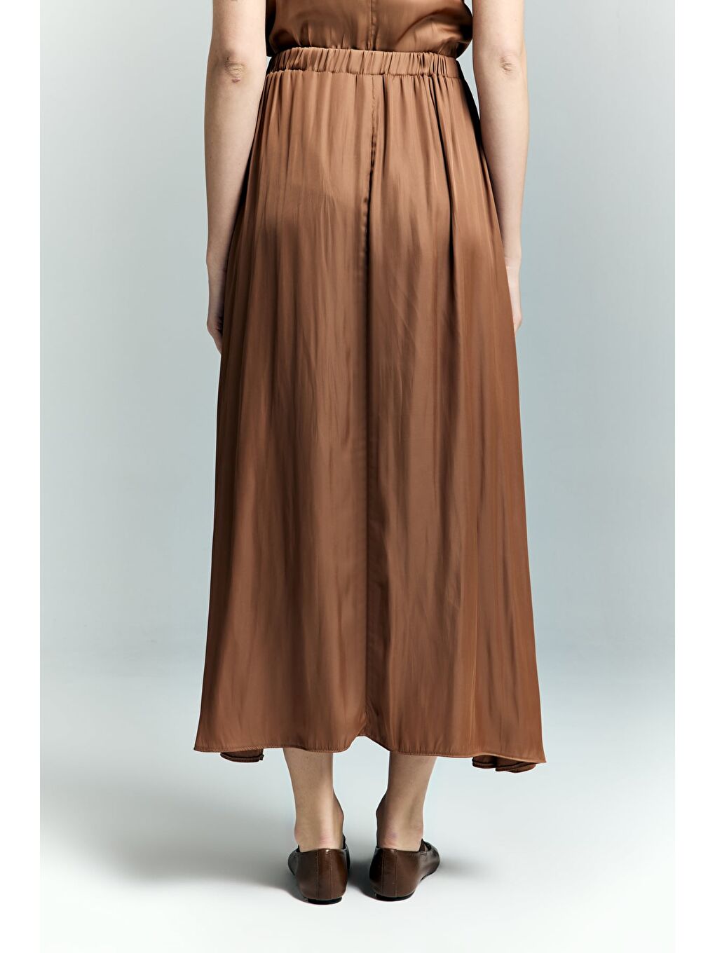 Kahverengi Tosca Etek - Tarçın-7