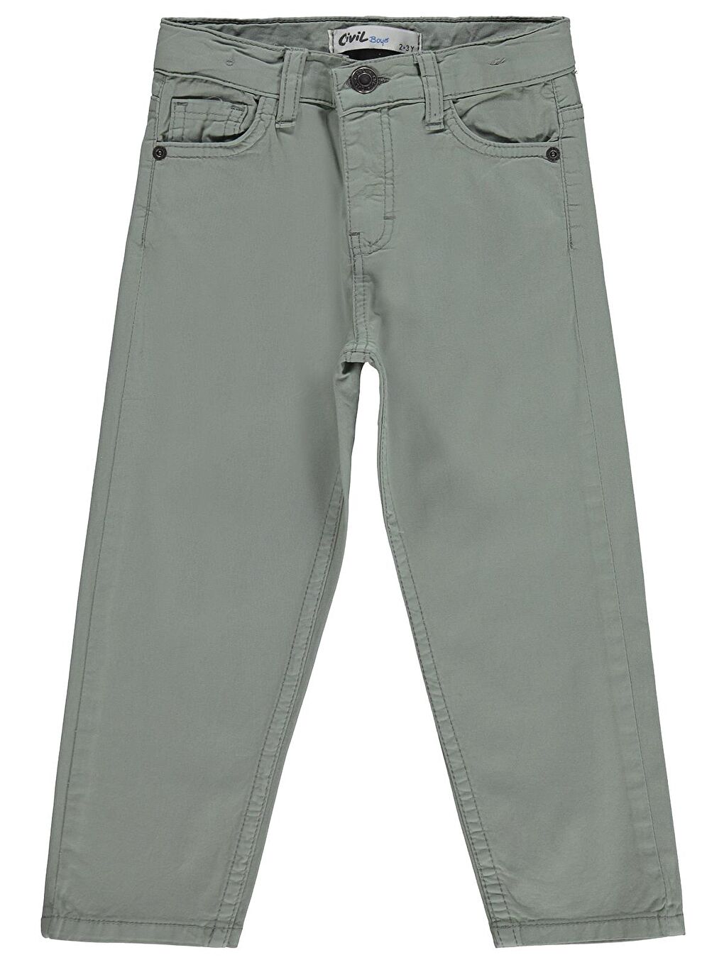 Boys 5 Cep Basic 2-5 Yaş Pantolon - Yeşil