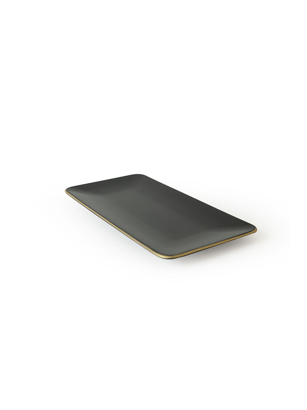 Siyah Gold Siera Kayık Tabak 33*17 Cm 2 Adet-2