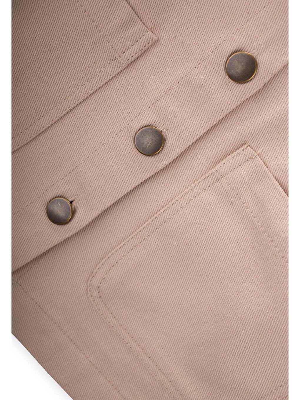 Gabardin Ceket 2-7 Yaş Bej-4