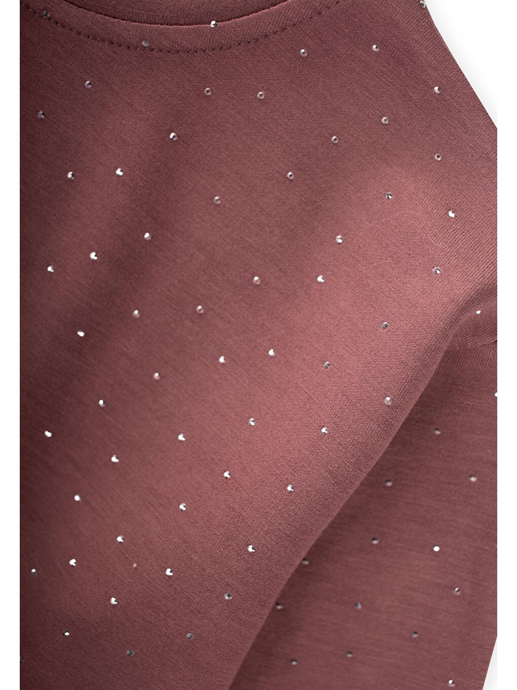 Pembe Komple Taşlı Modal Takım 2-7 Yaş Gül Kurusu-4