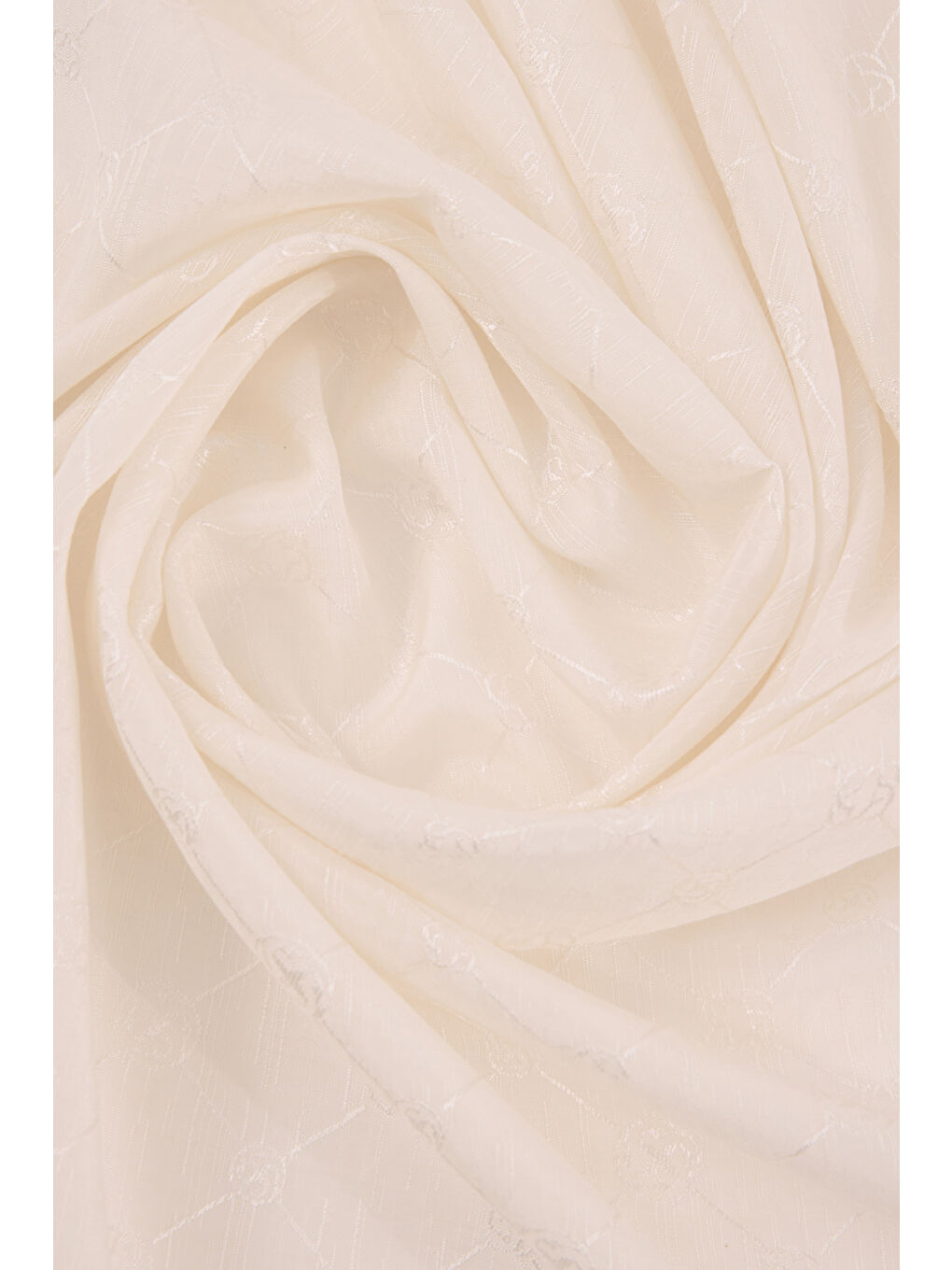 90X90 Koza Beyaz Eşarp-2