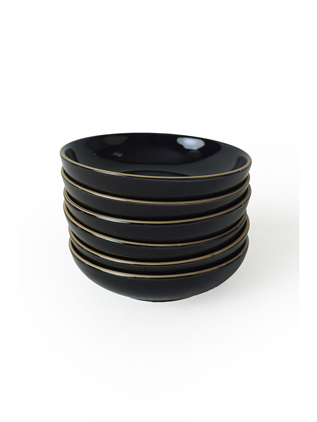 Siyah Gold Halka Çerezlik / Sosluk 13 Cm 6 Adet-3