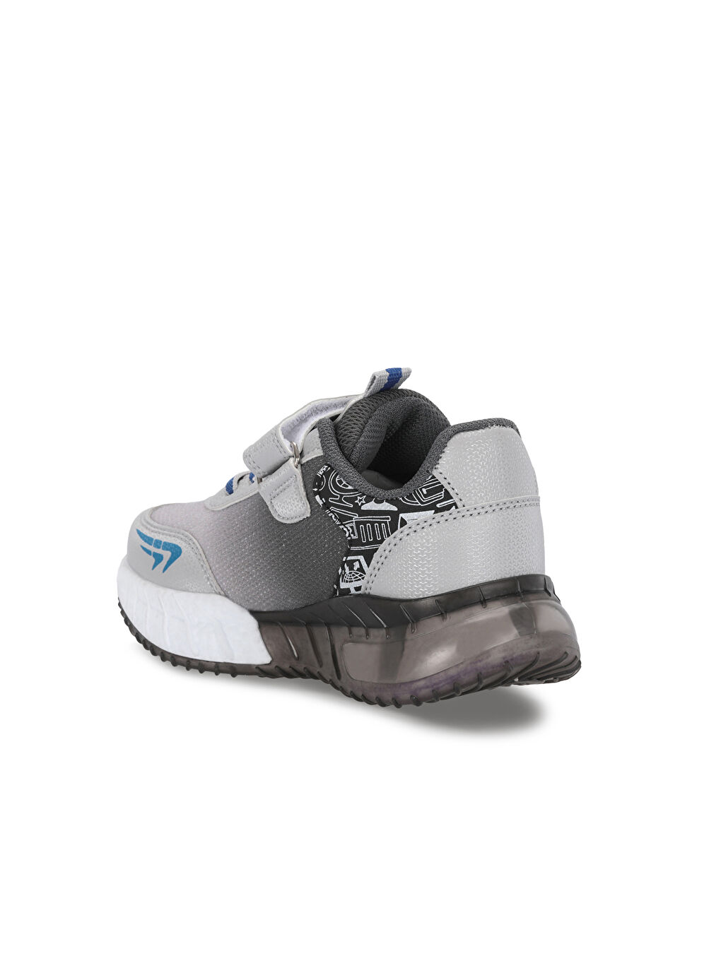 ENZO P Erkek Çocuk Gri / Saks Mavi Günlük Spor Ayakkabısı-2