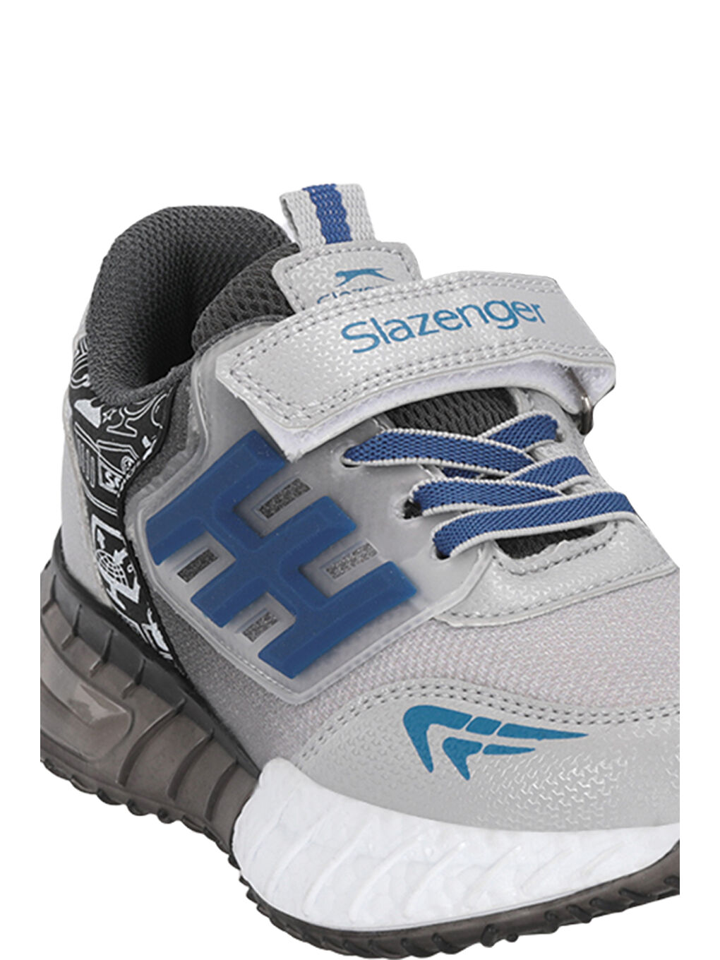 ENZO P Erkek Çocuk Gri / Saks Mavi Günlük Spor Ayakkabısı-3