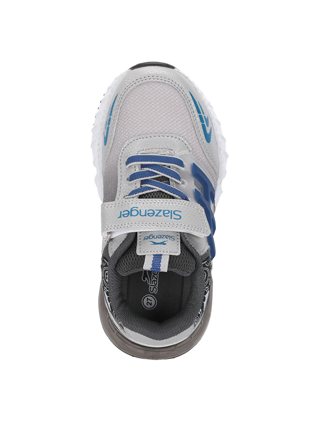 ENZO P Erkek Çocuk Gri / Saks Mavi Günlük Spor Ayakkabısı-4