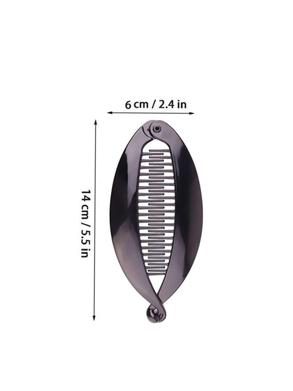 Kahverengi 2 Adet Yassı Muz Toka-3