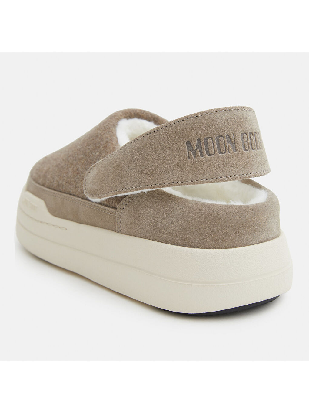 Bej Kadın Sandalet 80D2470090-L017 Park Clog Felt Beige Melange-3