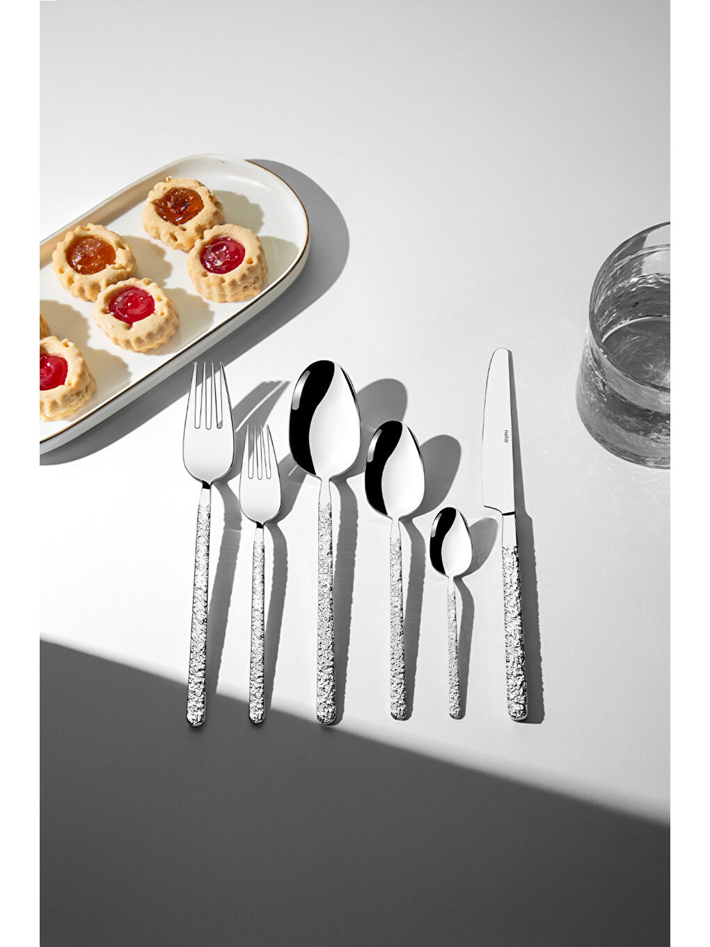 Gri Lyon Sade 12 Kişilik 72 Parça Kutulu Çatal Kaşık Bıçak Takımı