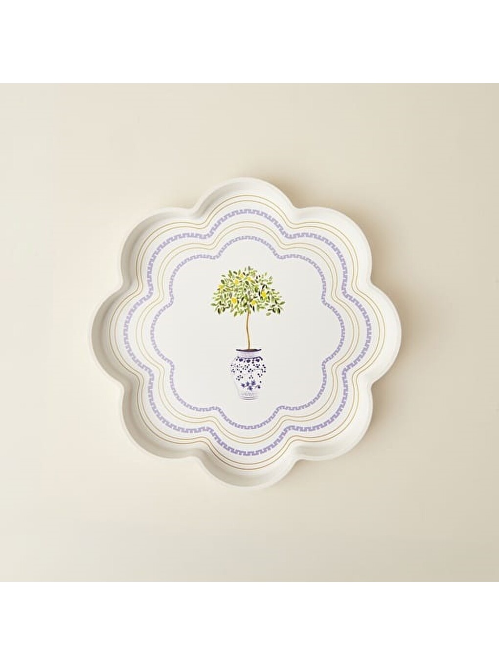 Kitchen Flower Tepsi - Beyaz - 36 Cm-2