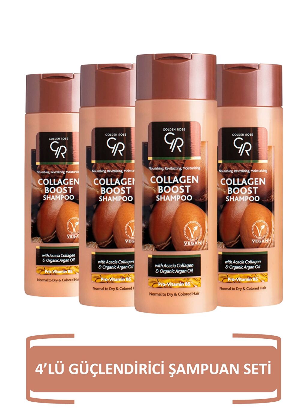 Collagen Boost Shampoo - Güçlendirici Kolajen Destekli 4'li Şampuan Seti