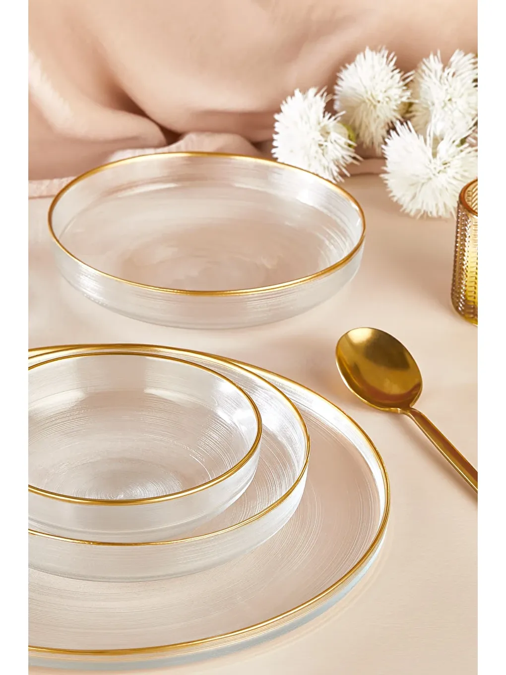 Renksiz IP 18 Parça Yemek Takımı - 6 Kişilik-2