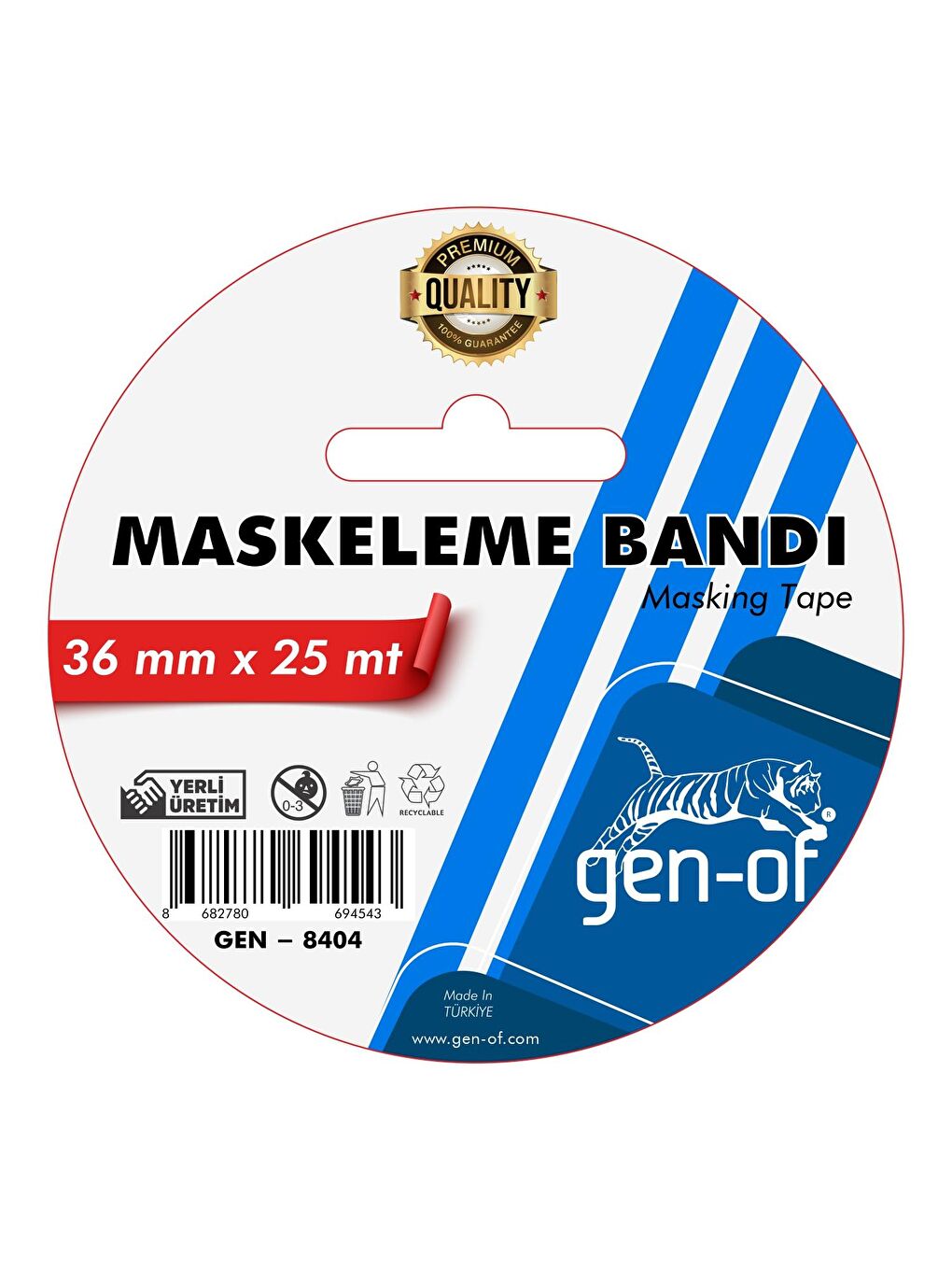Maskeleme Bandı 36x25 m (GEN-8404)