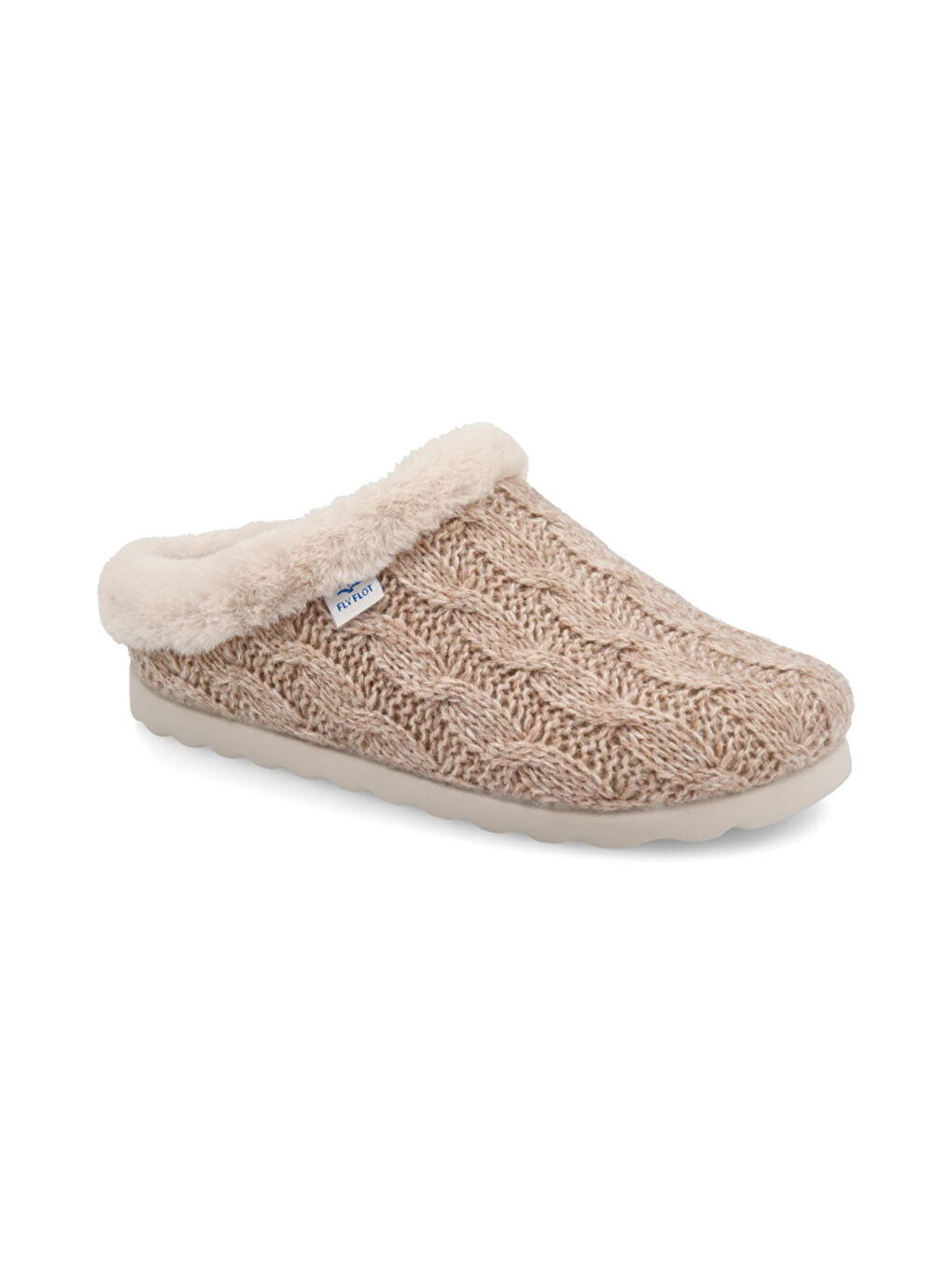 Bej Kadın Ev Terliği B3 W64 UZ CLOTH WOMAN SLIPPER 6009-Beige-1