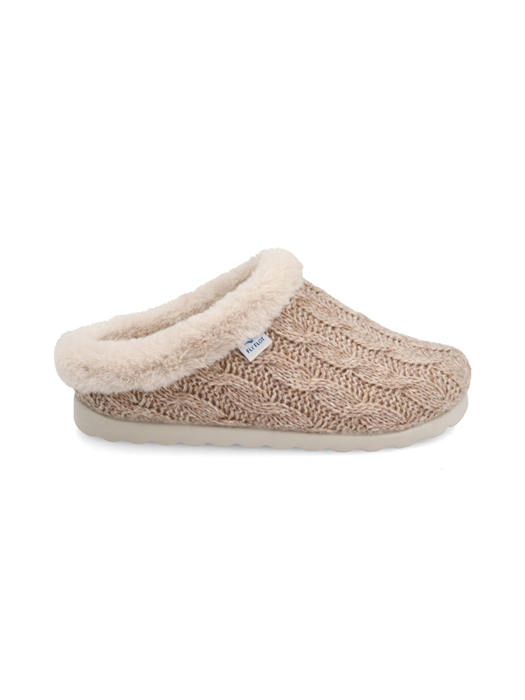 Bej Kadın Ev Terliği B3 W64 UZ CLOTH WOMAN SLIPPER 6009-Beige-2
