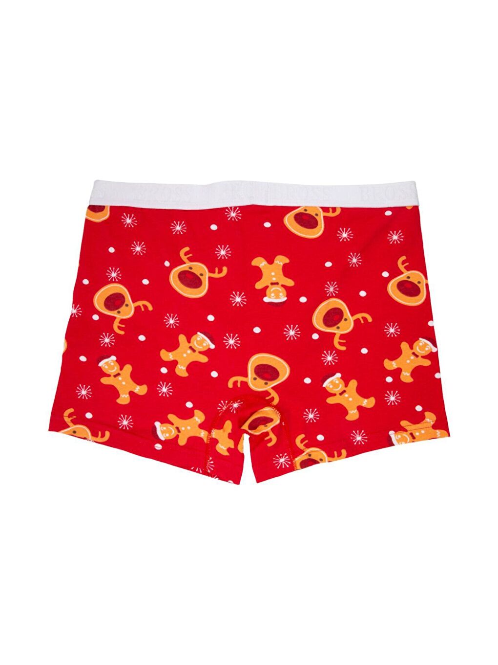 Karışık Erkek Yılbaşı Temalı Boxer 3'lü Paket Renkli Pamuklu-6