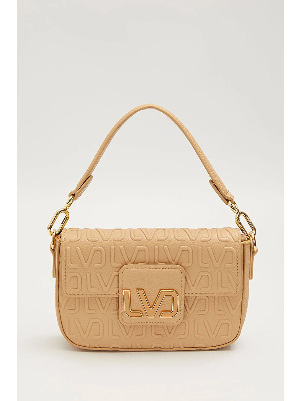 Bej Desenli Deri Askılı Premium Çanta 930627 Vizon