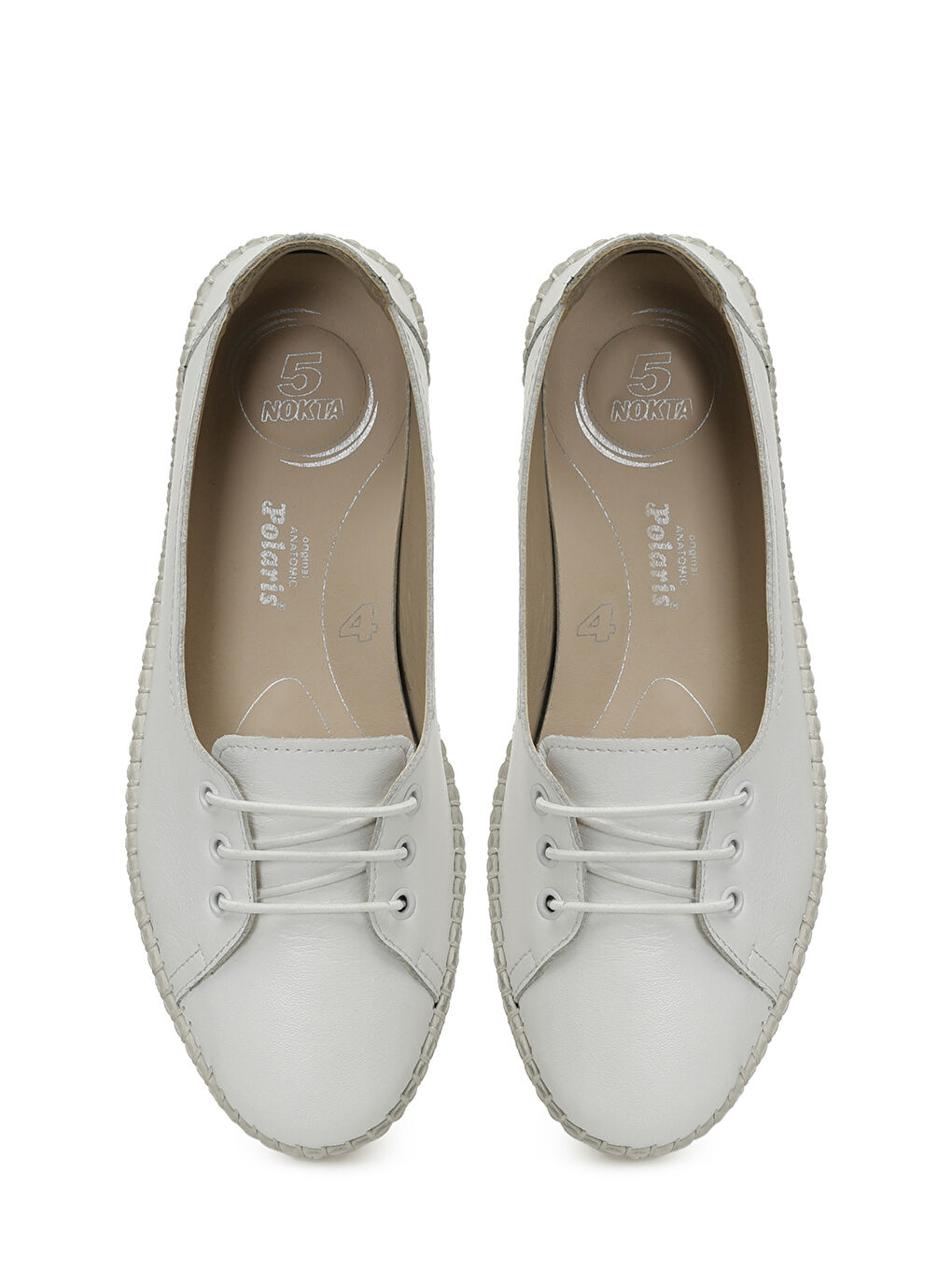 105456.Z5FX Beyaz Kadın Düz Ayakkabı-3