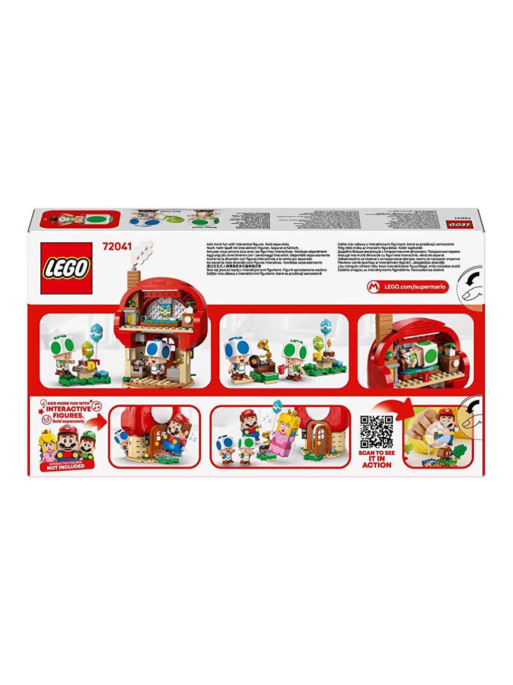 Super Mario Toad Evinde Parti 72041-6