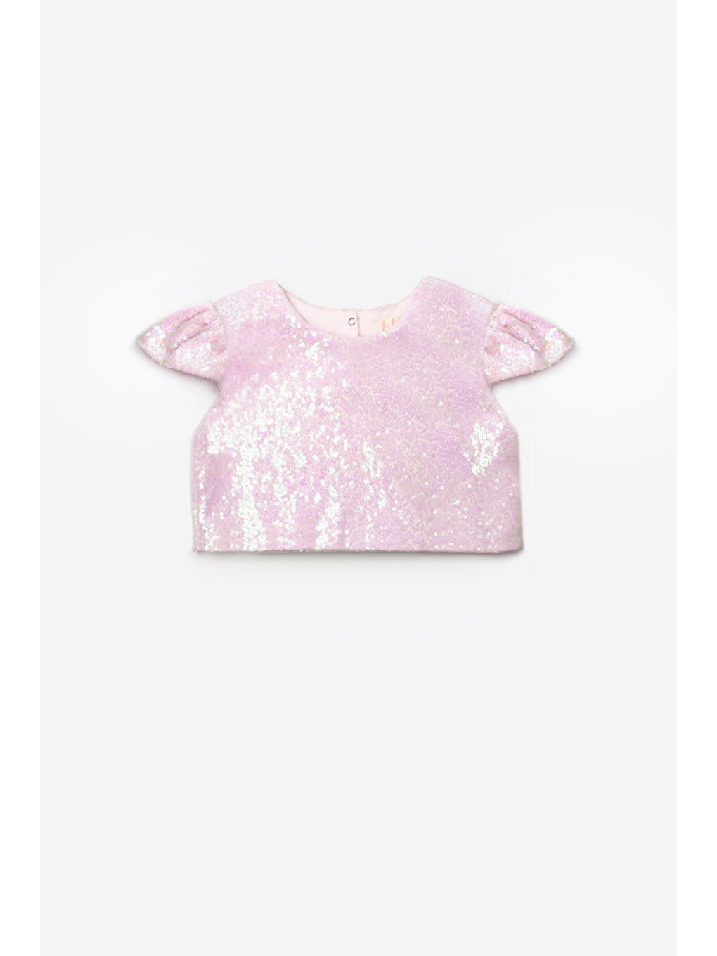 Karışık Çok Renkli Payetli Bluz ve Kat Kat Kuyruklu Tül Etek Kız Çocuk İkili Takım - Viven-1