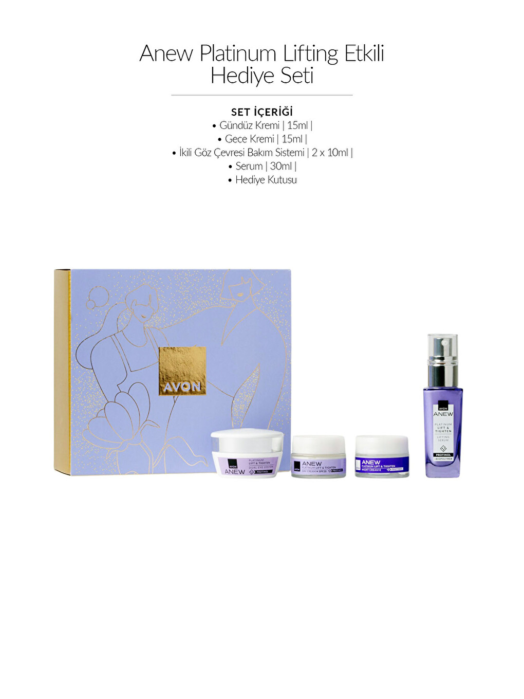 Anew Platinum Lift & Tighten Yüz Bakım Hediye Paketi-1
