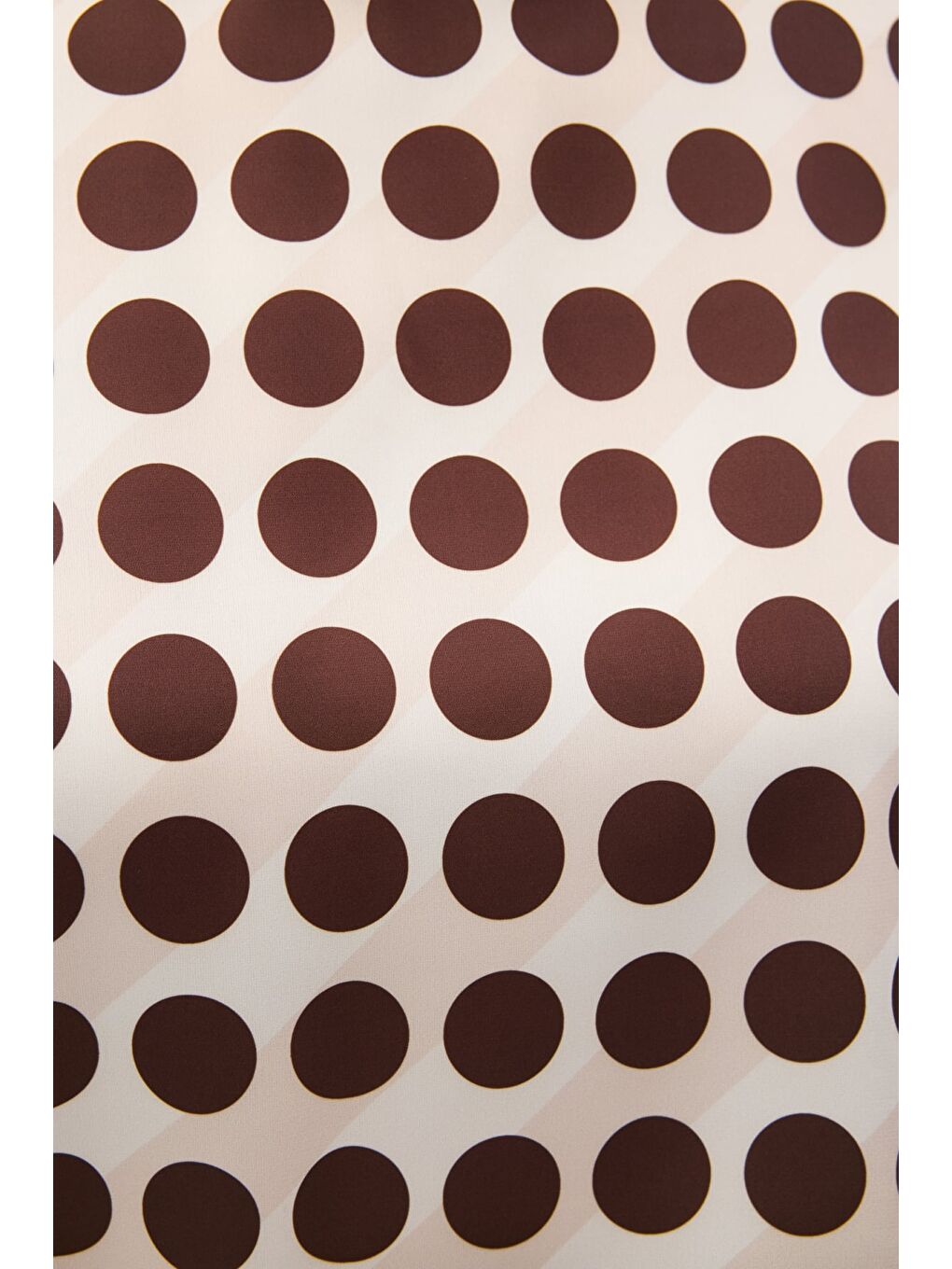 Kahverengi Yarasa Kol Salaş Bluz - Puanlı Kahve-5