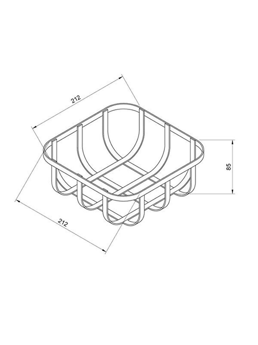 MG321 Ekmek Sepeti - Siyah-1