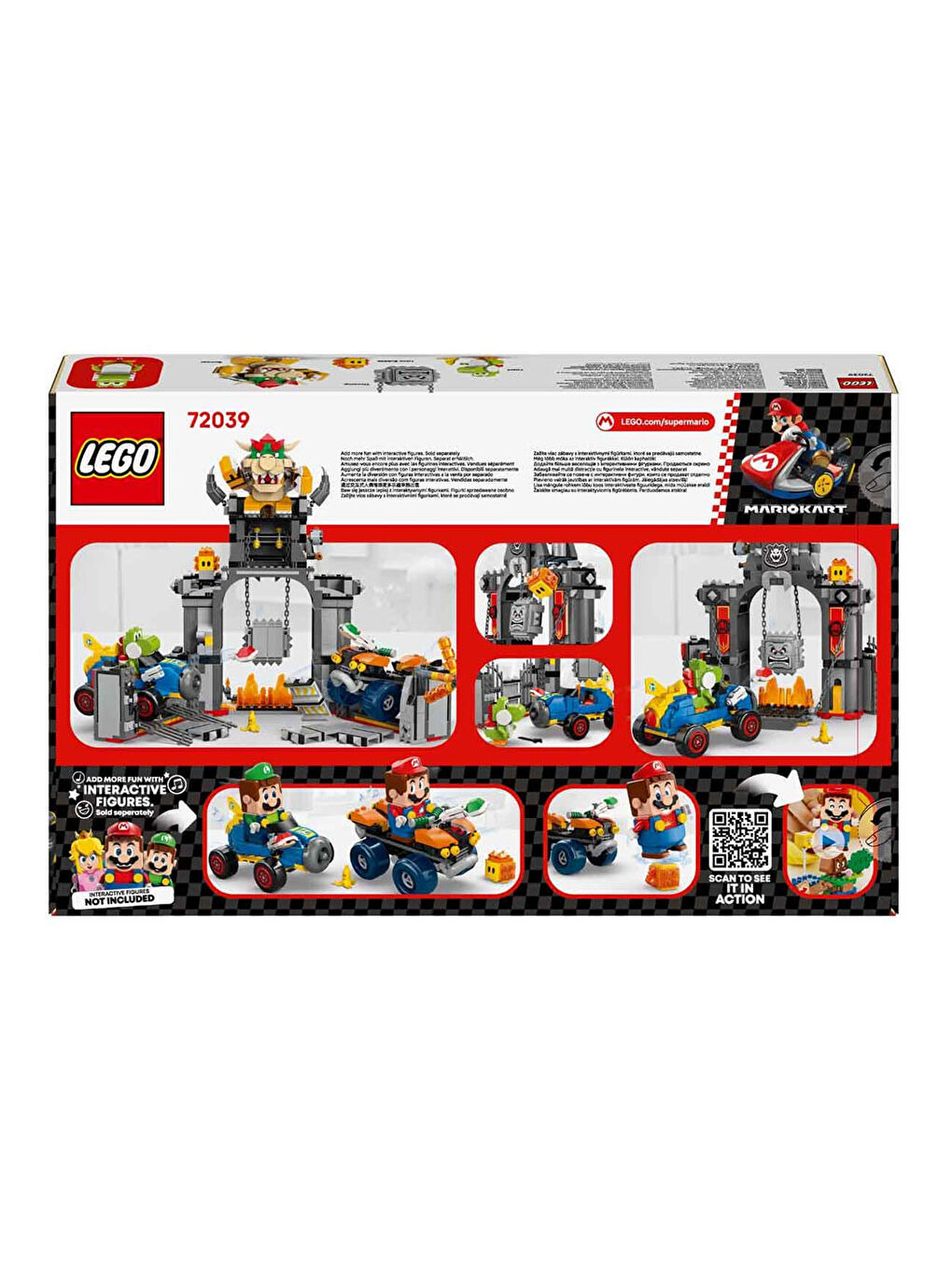 Super Mario Mario Kart-Bowser Kalesi 72039-3