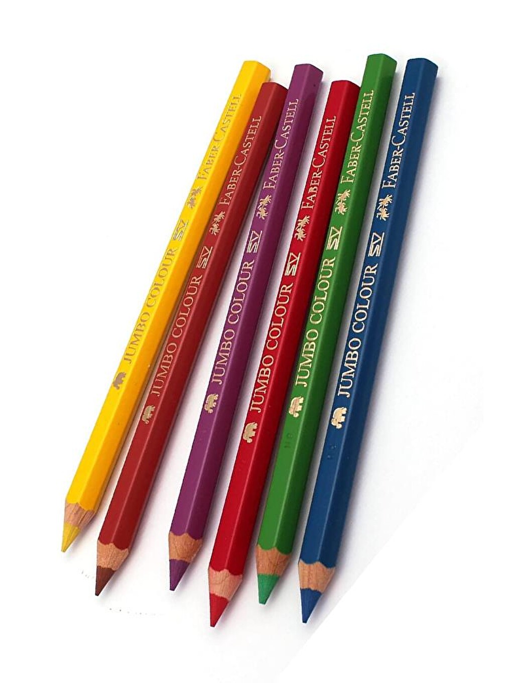 Kuru Boya Jumbo Tam Boy 12 Renk 1 Paket Karton Kutu Jumbo Kuru Boya Kalemi 12 Li Canlı Renkler Boya-1