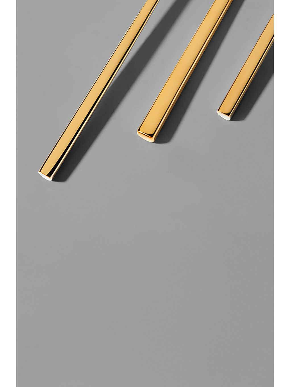 Sarı Gloria Altın Sade 6 Kişilik 36 Parça Kutulu Çatal Kaşık Bıçak Takımı-6