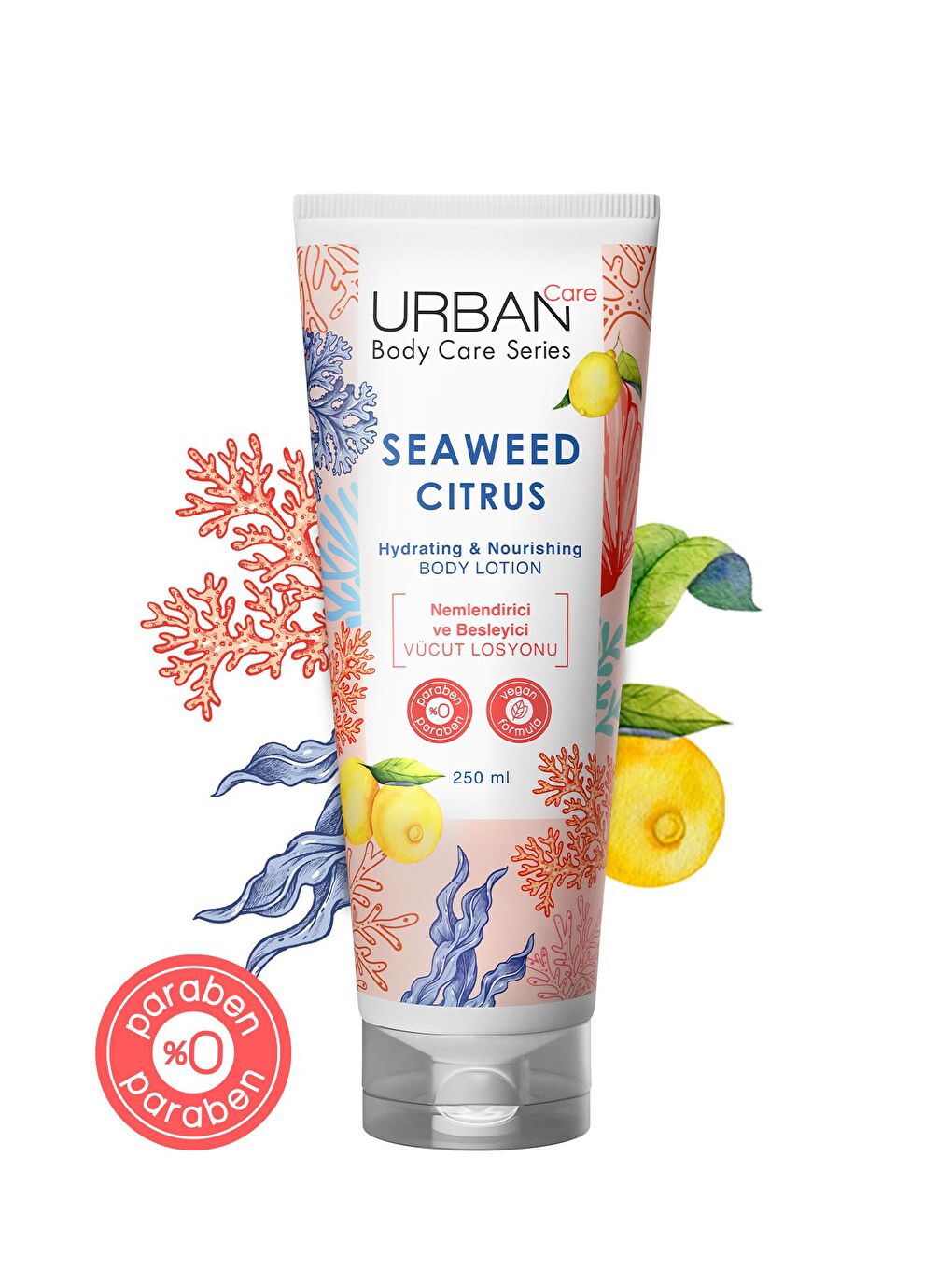 Urban Care Seaweed Citrus Nemlendirici ve Besleyici Vücut Losyonu 250 ml-Vegan - 2