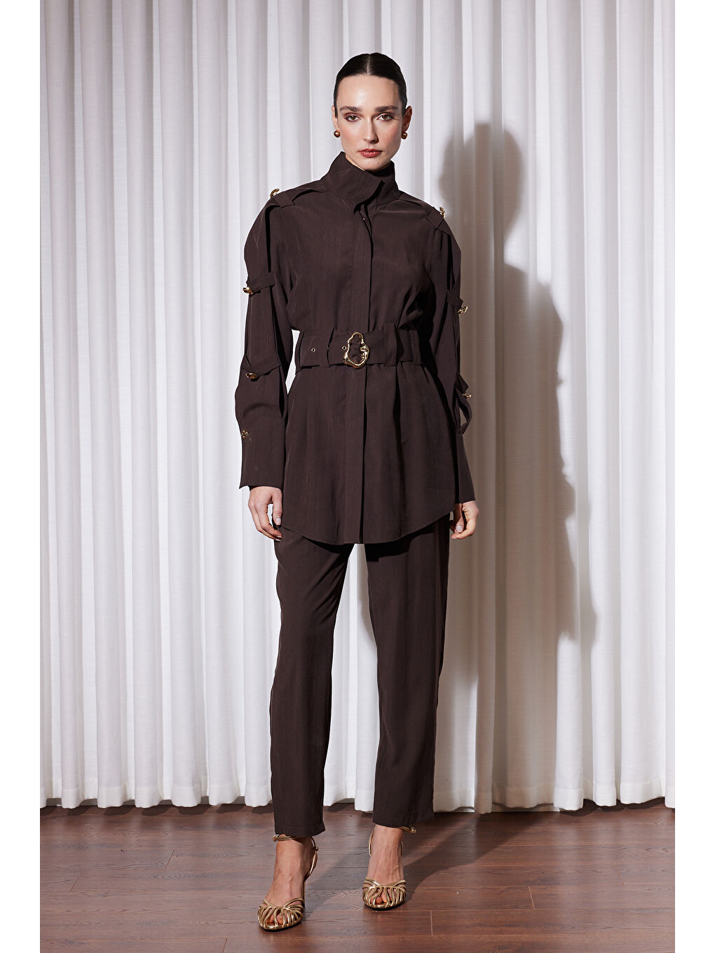 Missemramiss Aura İkili Takım 5120 Kahverengi